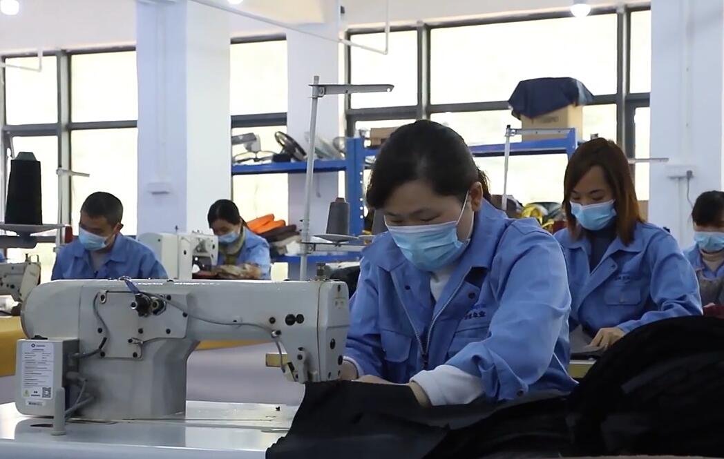 Umbrella canopy sewing process