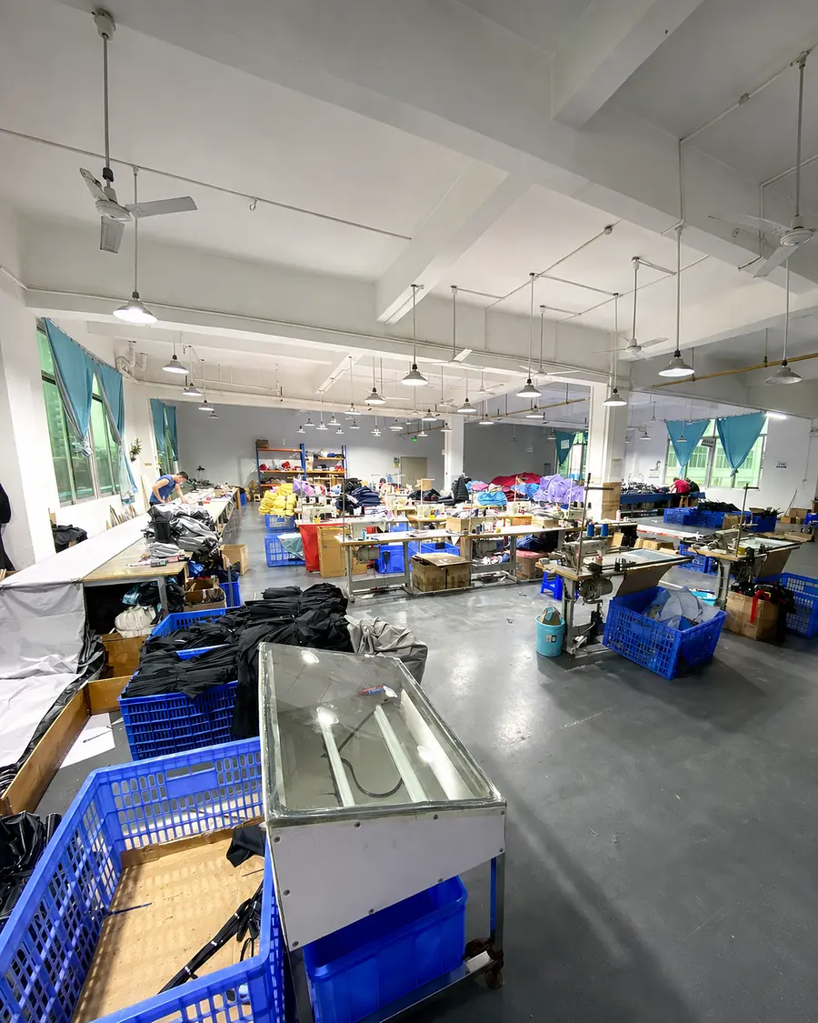 Monikawa umbrella production floor