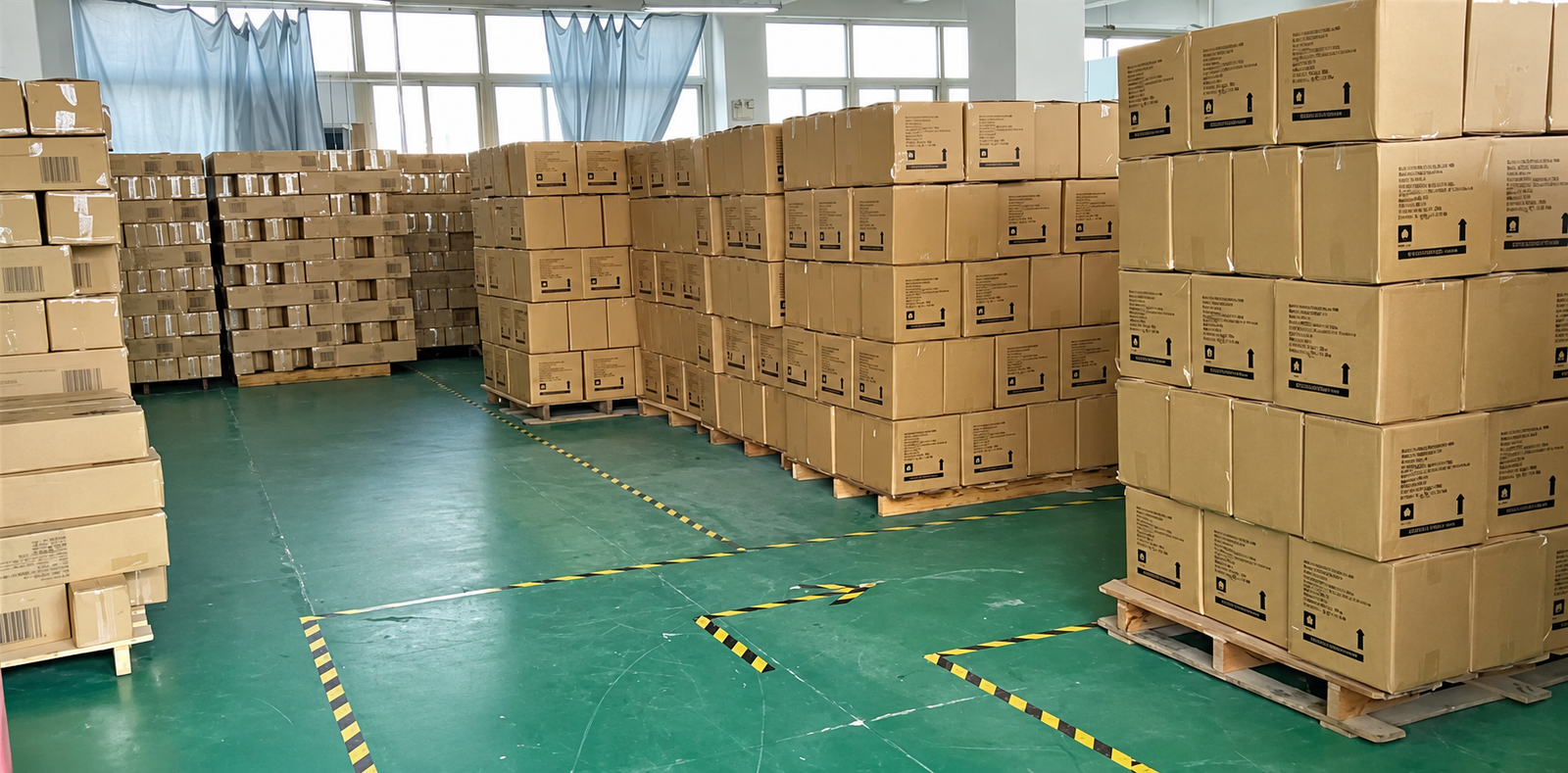 Monikawa team managing umbrella mass production and shipment